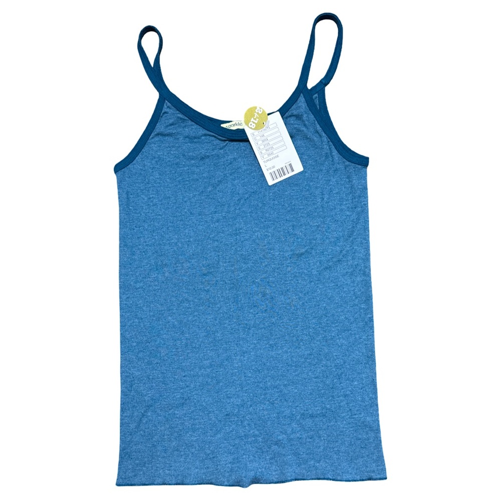 Sparkle • Drop Needle Cami Tank Top Turquoise L NWT ASO Bella Swan - Picture 3 of 10